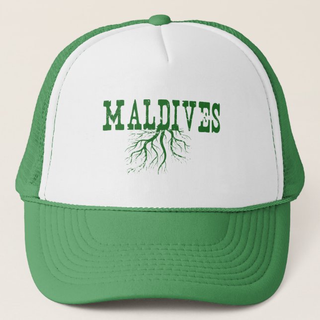 Casquette Les racines de l'arbre des Maldives Racines Art de (Devant)