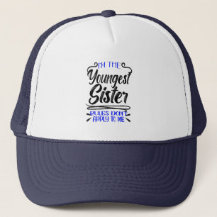 Casquette Les règles de la plus jeune soeur ne s'appliquent 