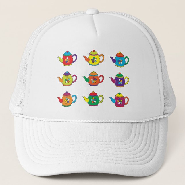 CASQUETTE LES TEAPOTS COLORÉS (Devant)