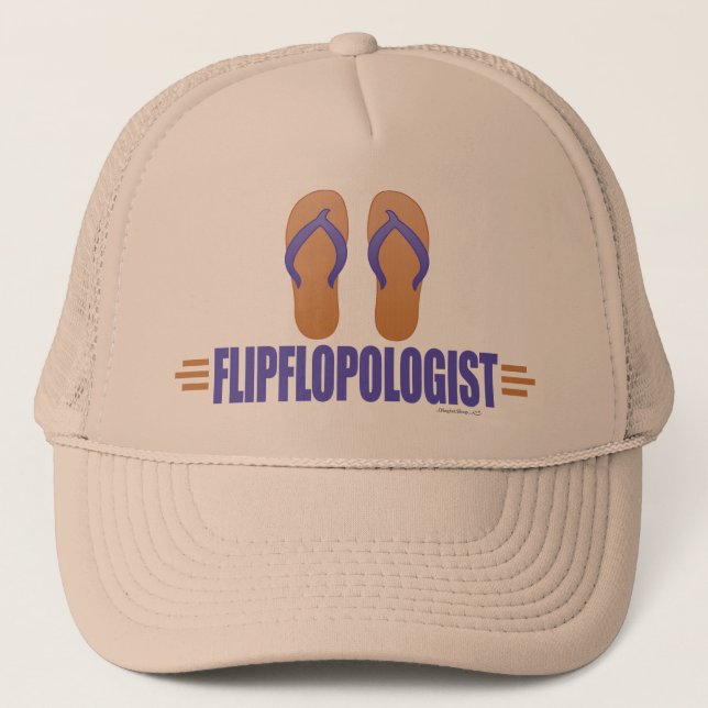 Casquette Les tongs amusants (Devant)