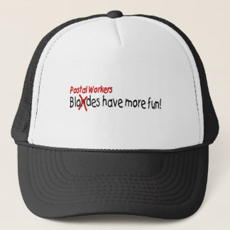 Casquette Les travailleurs postaux ont plus d'amusement