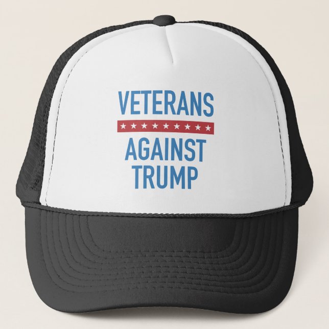 Casquette Les vétérans contre Trump (Devant)