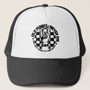 Casquette Les vieux PUNKS ne meurent jamais légende de