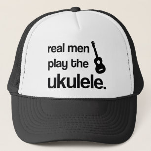 CASQUETTE LES VRAIS HOMMES JOUENT L'UKULÉLÉ
