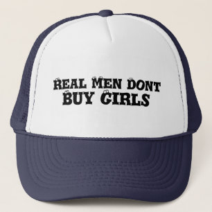 Casquette Les vrais hommes n'achètent pas des filles