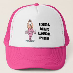 Casquette Les vrais Hommes Portent Rose Drôle Graisse Ballet
