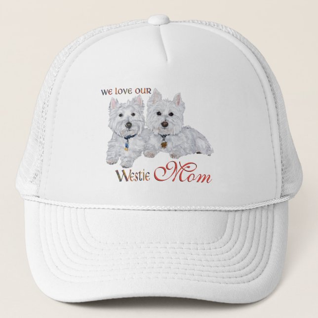 Casquette Les West Highland Terriers pour la fête des mères (Devant)