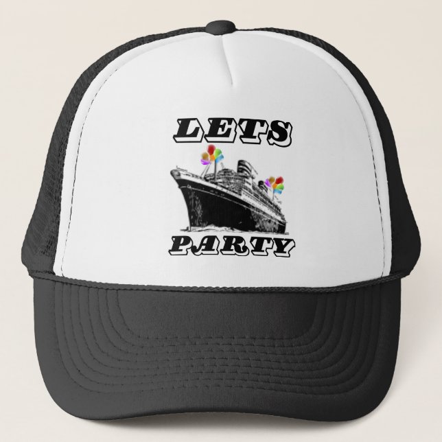 Casquette Lets Party(Expédition) (Devant)