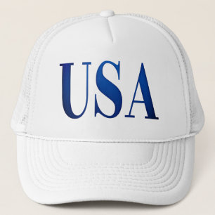 Casquette LETTRE BLEUE USA IMPRIMER American Pride