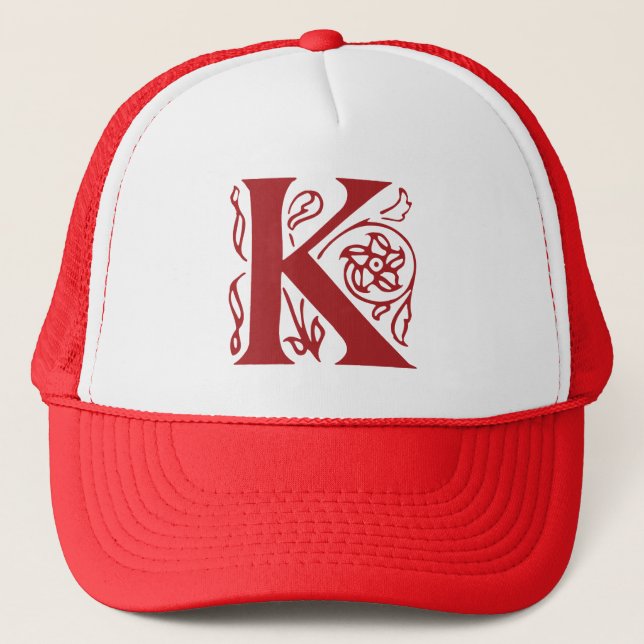 Casquette Lettre chic K (Devant)