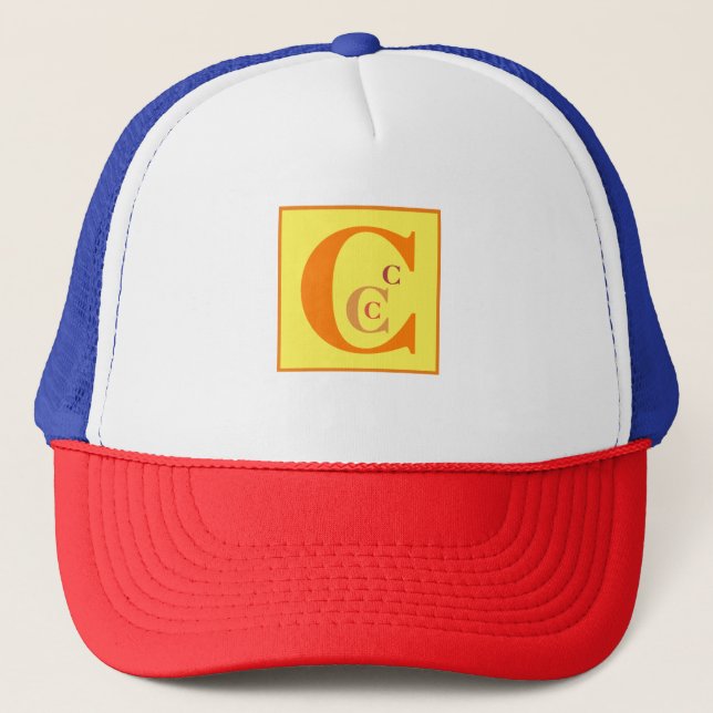 Casquette Lettre cool "C" (personnalisée) (Devant)