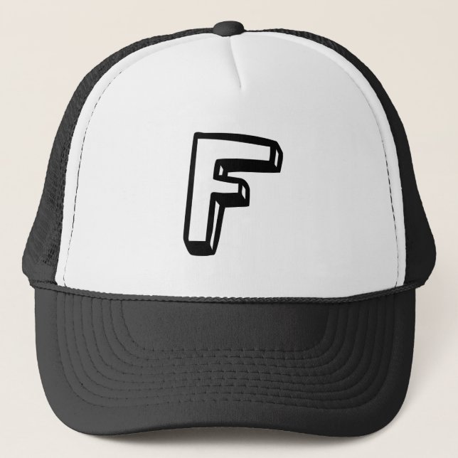 Casquette Lettre F (Devant)