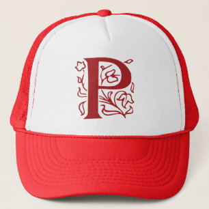 Casquette Lettre fantaisie P