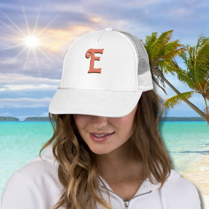 Casquette LETTRE INITIALE CONTINUE 3D   Crème ivoire