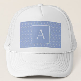 Casquette LETTRE INITIALE MONOGRAPHIQUE A Bleu