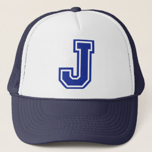 Casquette Lettre J