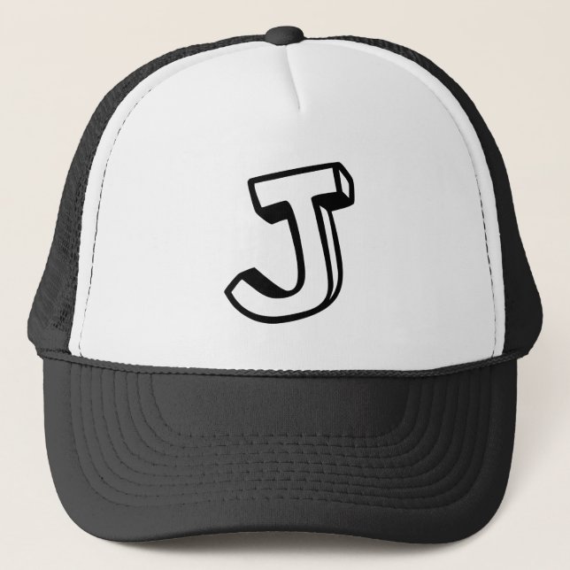 Casquette Lettre J (Devant)