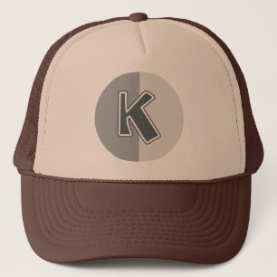 Casquette Lettre K