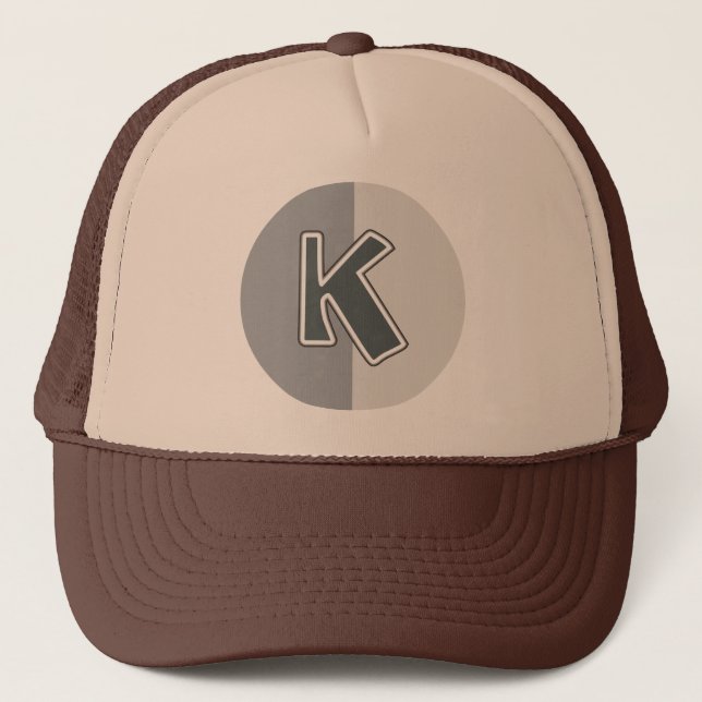Casquette Lettre K (Devant)