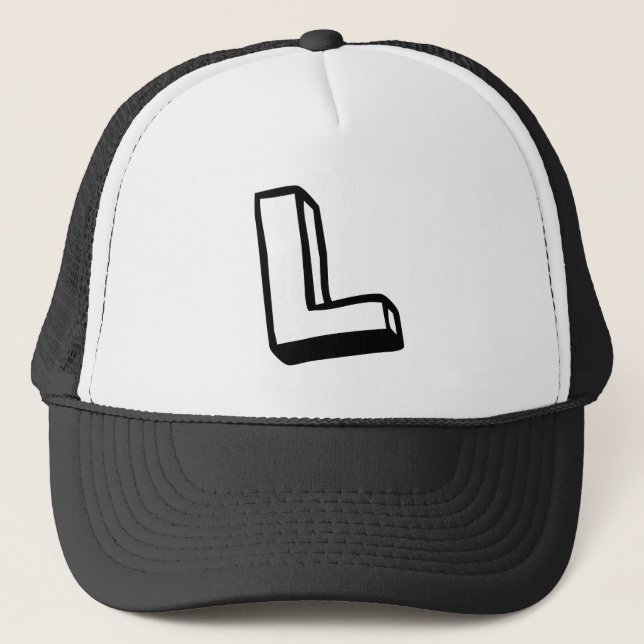 Casquette Lettre L (Devant)