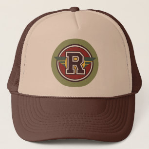 Casquette Lettre monogramme "R"
