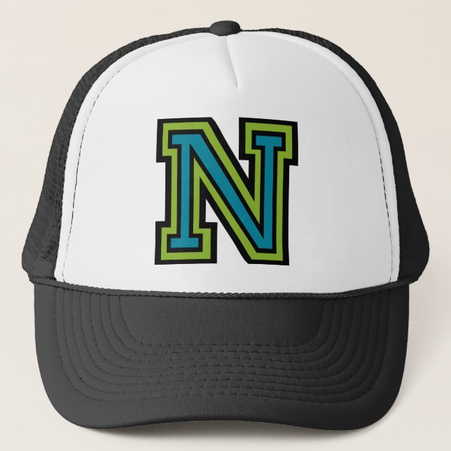 Casquette Lettre "N" initiale (Devant)