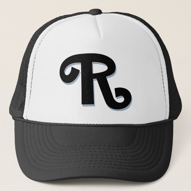 Casquette Lettre personnalisée "R" (Devant)