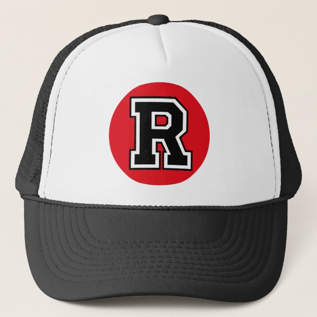 Casquette Lettre "R" initiale (Devant)
