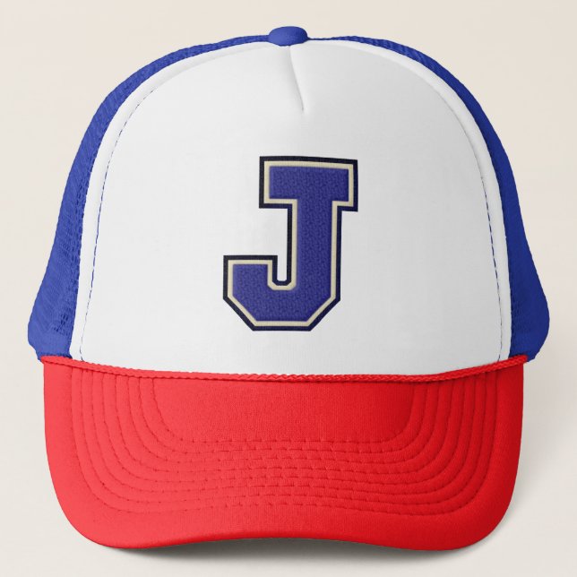 CASQUETTE LETTRE RACINE J (Devant)