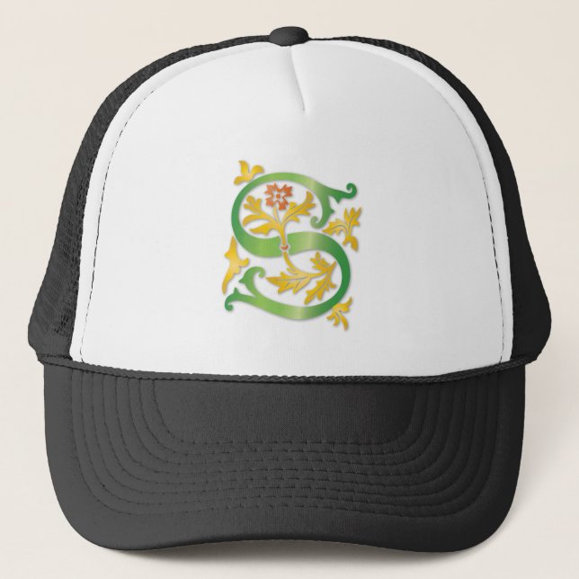 Casquette Lettre S Monogram Fleur de lis (Devant)