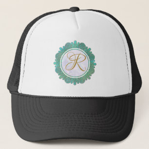 Casquette Lettres Initiales Monogrammes Élégantes avec Manda