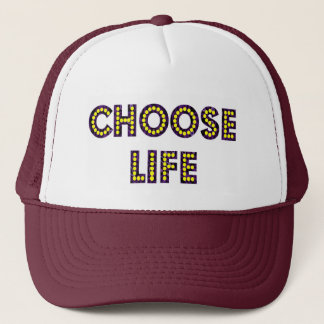 Casquette Lettres Néon Choisissez la Vie