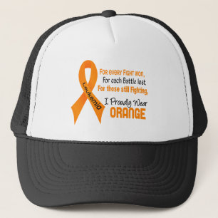 Casquette Leucémie Je Porte Fièrement Orange