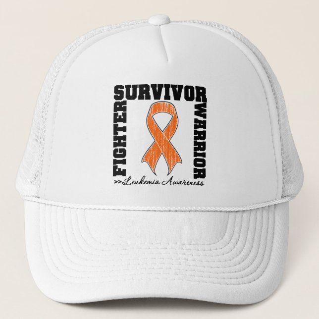 Casquette Leucémie Survivor Fighter Warriter (Devant)