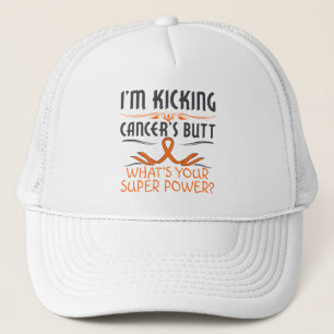 Casquette Leukemia Kicking Cancer Butt Super Power