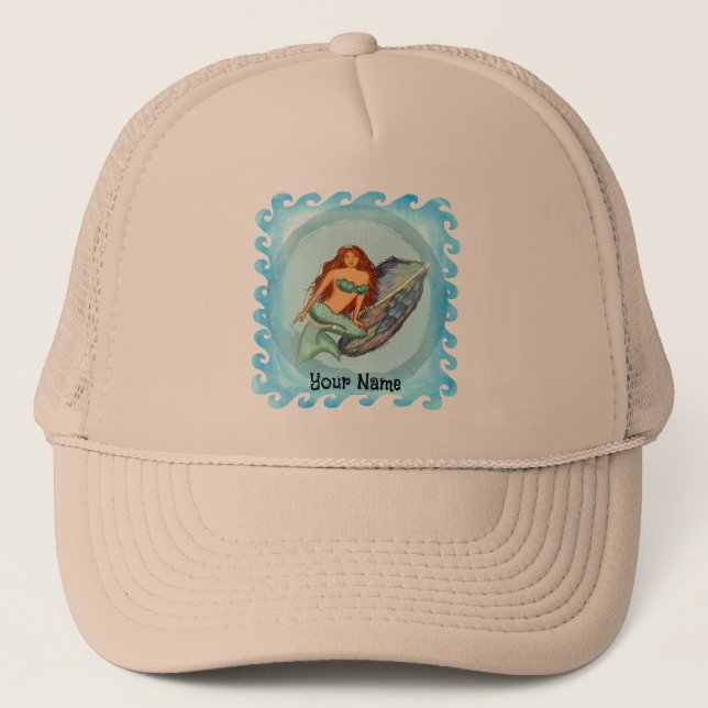 Casquette leure de poisson de sirène (Devant)