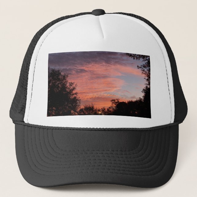 Casquette Lever de soleil coloré (Devant)