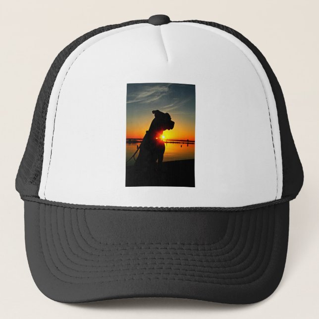 Casquette Lever de soleil de pitbull (Devant)