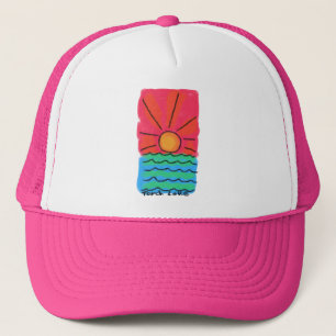Casquette Lever de soleil sur le lac torch