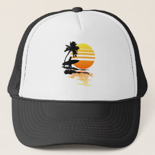 Casquette Lever de soleil surfant