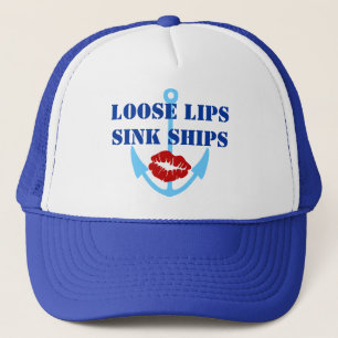 Casquette L'évier lâche de lèvres d'Ancre embarque le cha