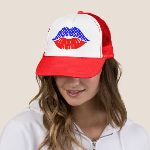 Casquette Lèvres patriotiques