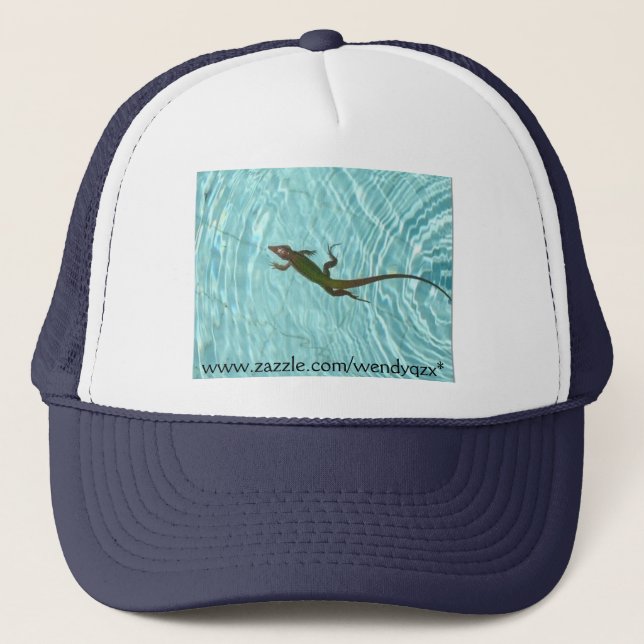 Casquette Lézard de natation - inverse (Devant)