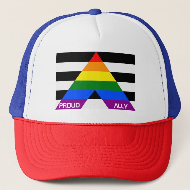 Casquette LGBT Pride Rainbow Fière Ally (Devant)