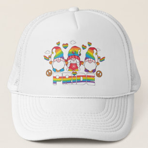 Casquette LGBTQ - Fierté - Gnome de jardin - Couleur arc-en-