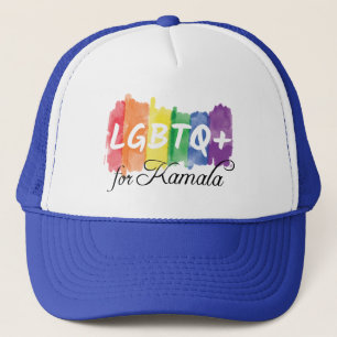 Casquette LGBTQ pour Kamala Gay pride arc-en-ciel