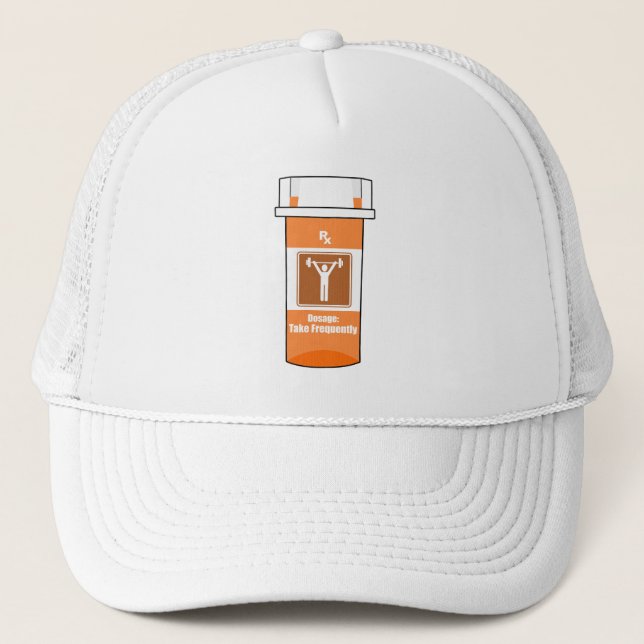 Casquette L'haltérophilie est ma drogue (Devant)