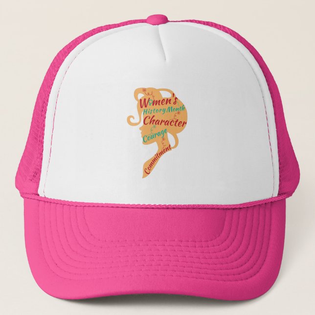 CASQUETTE L'HISTOIRE DES FEMMES MOIS CARACTÈRE ENGAGEMENT DU (Devant)