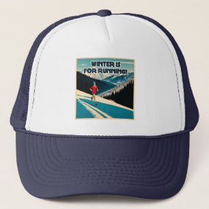 Casquette L'hiver est fait pour courir