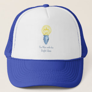Casquette L'homme avec l'ampoule des idées brillantes